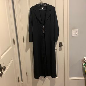 Venus Black corset blazer coat